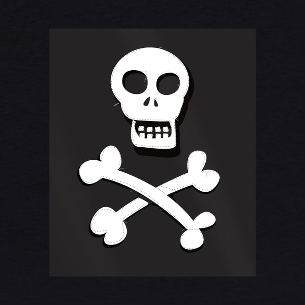 Skull and crossbones by nickemporium1